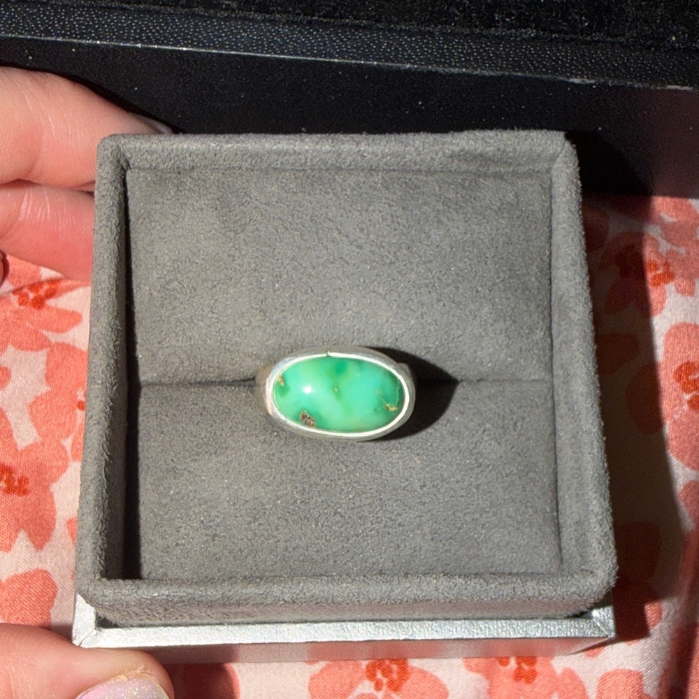 Silver Ring with Turquoise